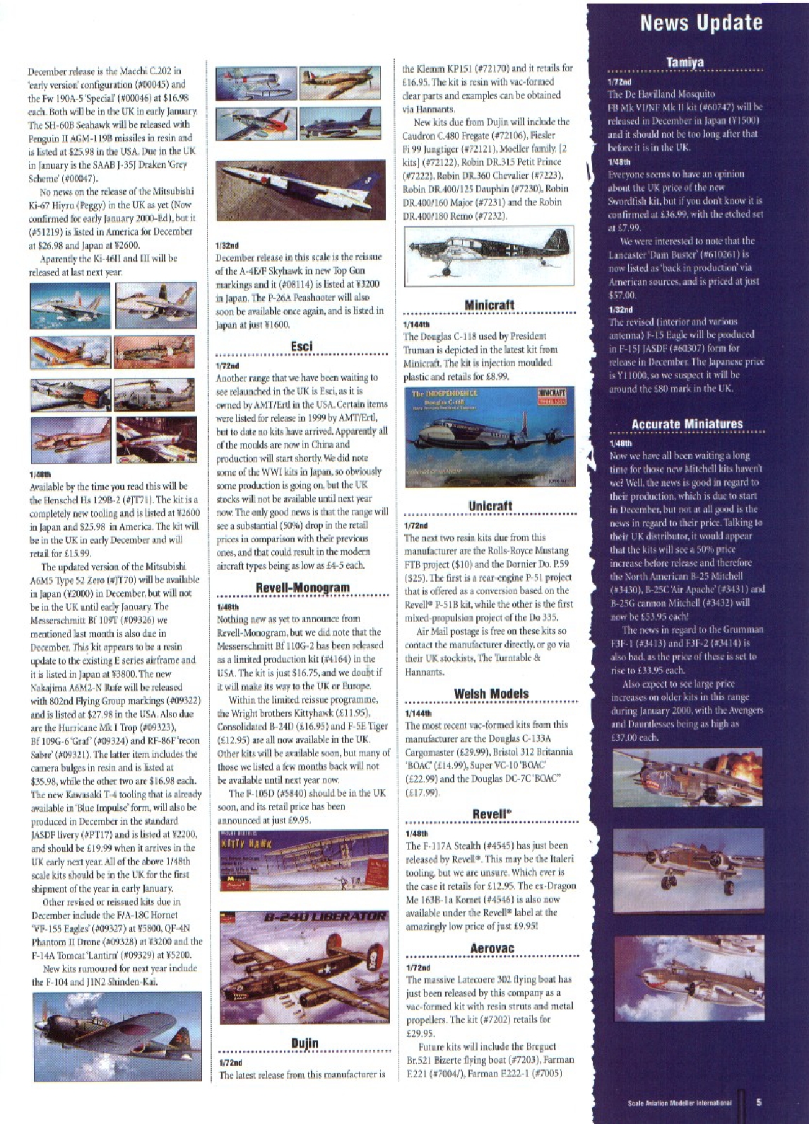 Scale Aviation Modeller International 2000-01